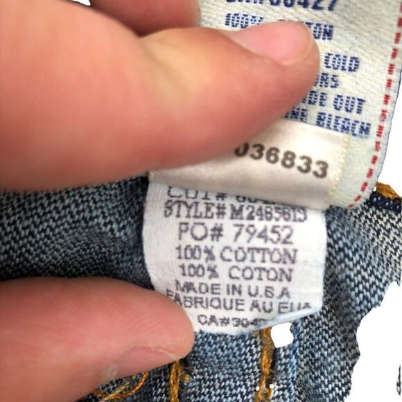 Vintage True Religion Jeans Size 28 BILLY SUPER T Blue - Picture 5 of 10